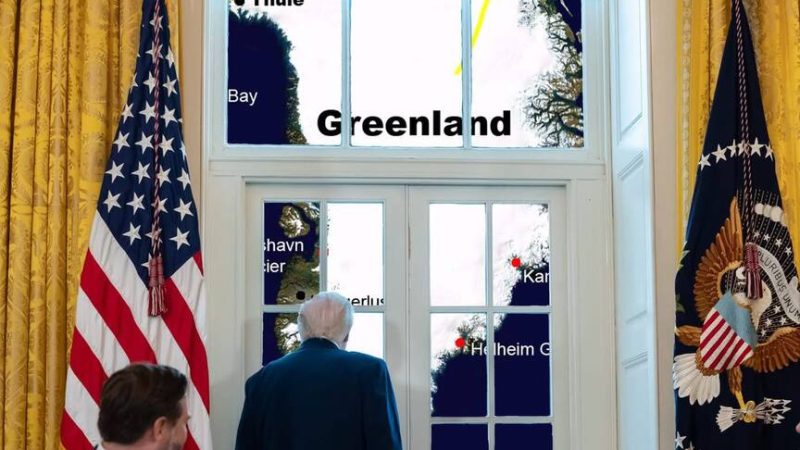 غرينلاند خلف نافذة ترامب .. البيت الأبيض ينشر صورة