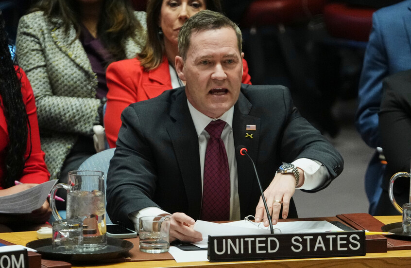 المندوب الأميركي في مجلس الأمن: ما يجري في إيران تهديد للسلم والأمن الدوليين