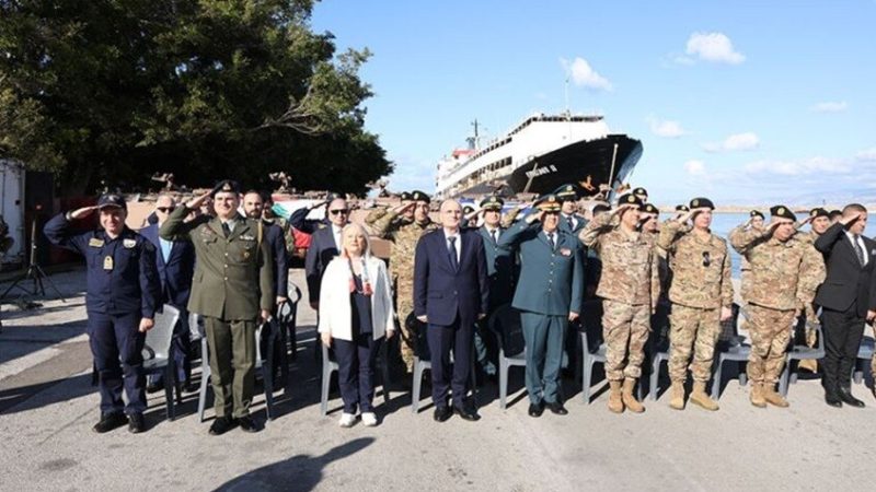 الجيش اللبناني يتسلم هبة من اليونانية لتعزيز قدراته التشغيلية