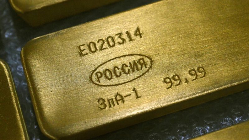 الذهب يشكل 43.3% من إجمالي الاحتياطيات الدولية لروسيا بنهاية 2025
