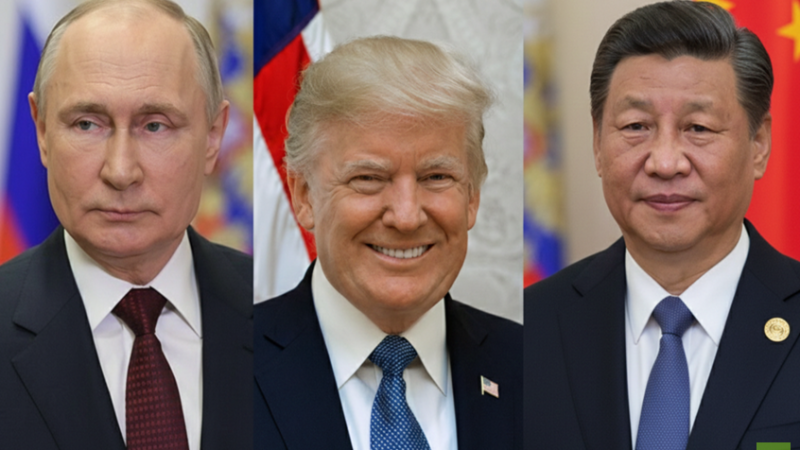 ترامب: أتمتع بعلاقات ممتازة مع بوتين وشي جين بينغ