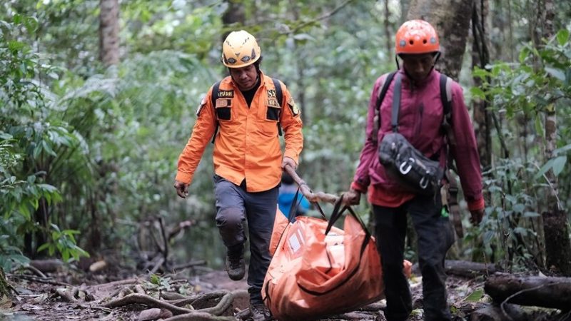 انتشال جثث جميع ضحايا تحطم الطائرة في إندونيسيا (فيديو)