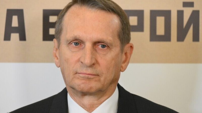 ناريشكين: التصريحات حول الهزيمة الاستراتيجية لروسيا تراجعت في أوروبا