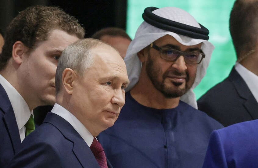 بوتين يلتقي الخميس مع رئيس الإمارات العربية