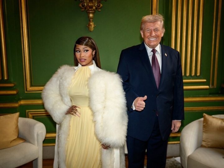 ترامب ينبهر بأظافر نيكي ميناج.. والأخيرة تصرح: أنا المعجبة رقم واحد بك! (صور+ فيديو)