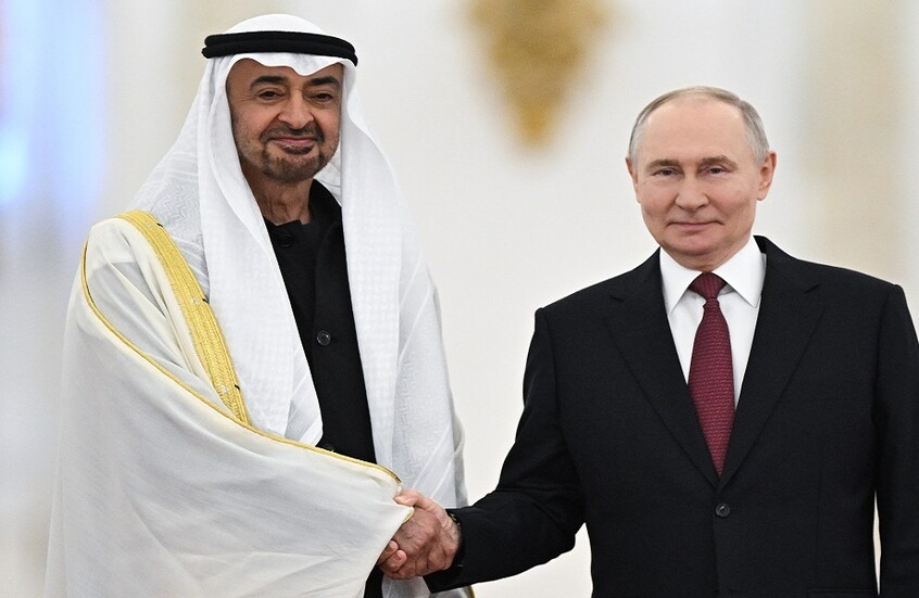 بن زايد يوجه الشكر لبوتين على التعاون وتسهيل اتفاق تبادل الأسرى