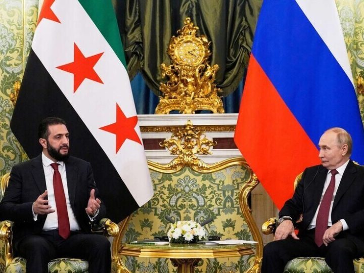 زاخاروفا: مباحثات بوتين والشرع ركزت على الدعم الروسي لسوريا