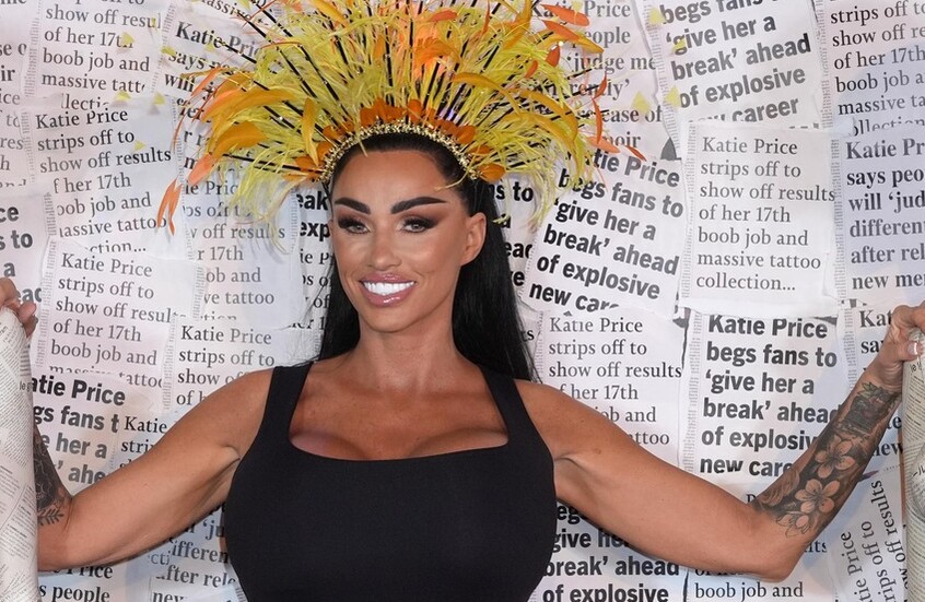 كاتي برايس أرسلت رسائل لنجوم كرة القدم وهي ثملة من وراء ظهر حبيبها.. والأخير يكشف المستور