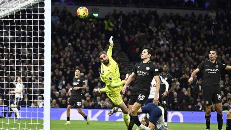 شاهد.. توتنهام يصطدم مانشستر سيتي بهدف خيالي بـ”لدغة العقرب”