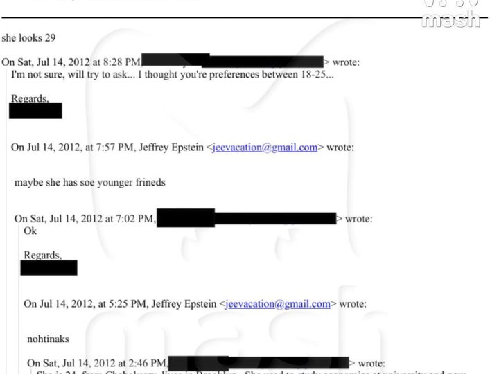 تفاصيل صادمة عن إبستين وسبب رفضه العمل مع عارضة أزياء روسية (صور)