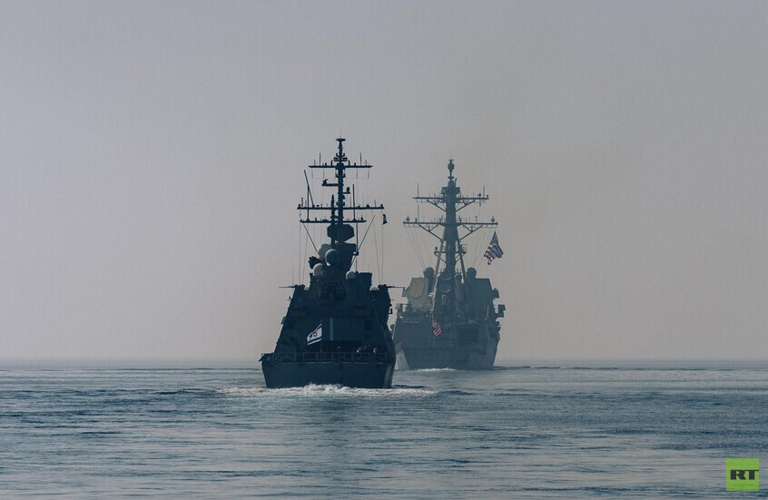 الجيش الإسرائيلي: مناورة بحرية مشتركة مع مدمرة أمريكية في البحر الأحمر