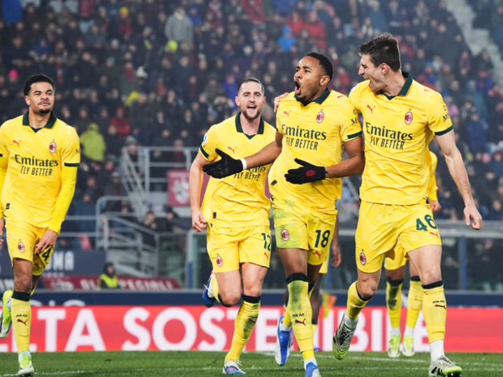 ميلان يهزم بولونيا بثلاثية ويواصل ملاحقة إنتر