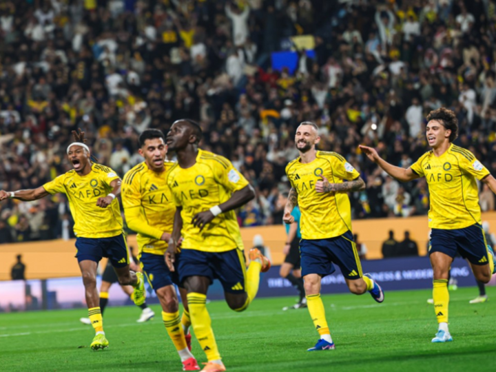 تصرف غريب من لاعبي نادي النصر والمدرب جيسوس بعد فوزهم على الاتحاد