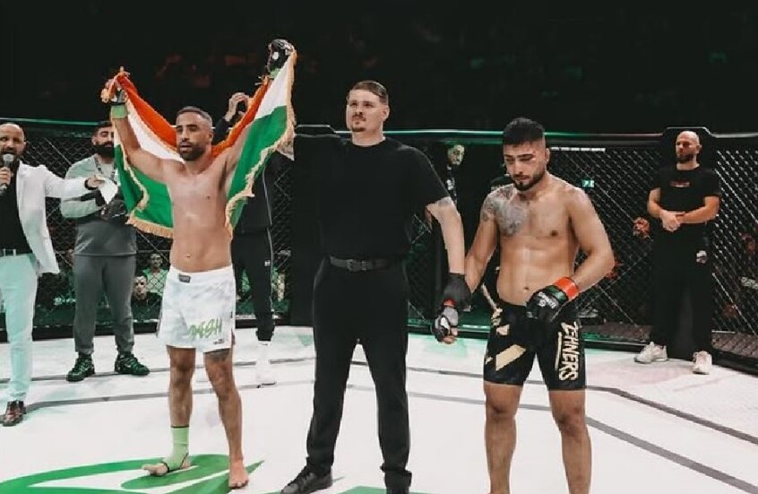 شاهد.. المقاتل آزادي يكتسح علي بور في “معركة شرسة”