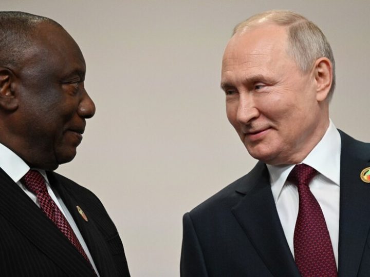 بوتين ورامافوزا يبحثان العلاقات الثنائية بين روسيا وجنوب إفريقيا والأزمة الأوكرانية