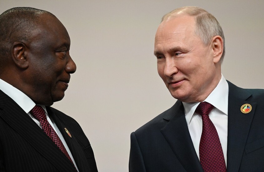 بوتين ورامافوزا يبحثان العلاقات الثنائية بين روسيا وجنوب إفريقيا والأزمة الأوكرانية
