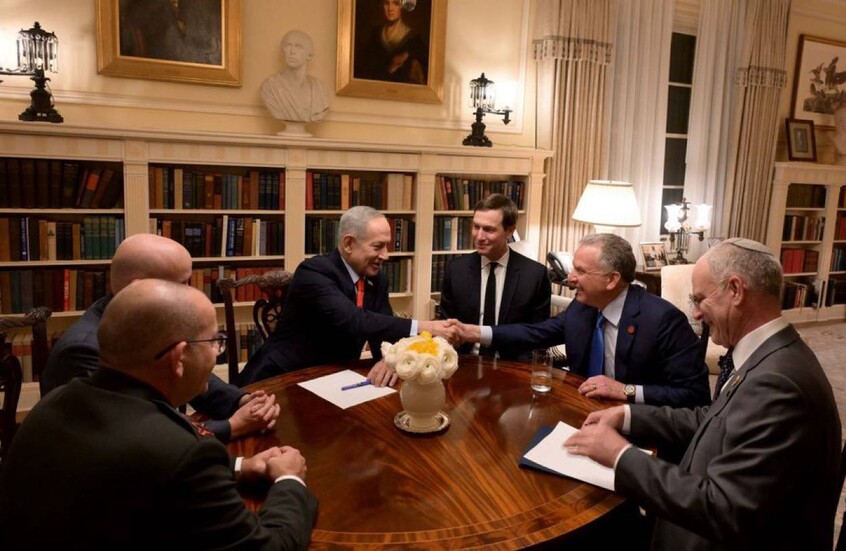 نتنياهو يلتقي ويتكوف وكوشنر عشية لقائه بترامب لبحث مفاوضات إيران