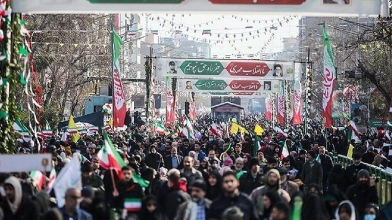إيران.. مسيرات في ذكرى انتصار الثورة الإسلامية (صور+ فيديو)