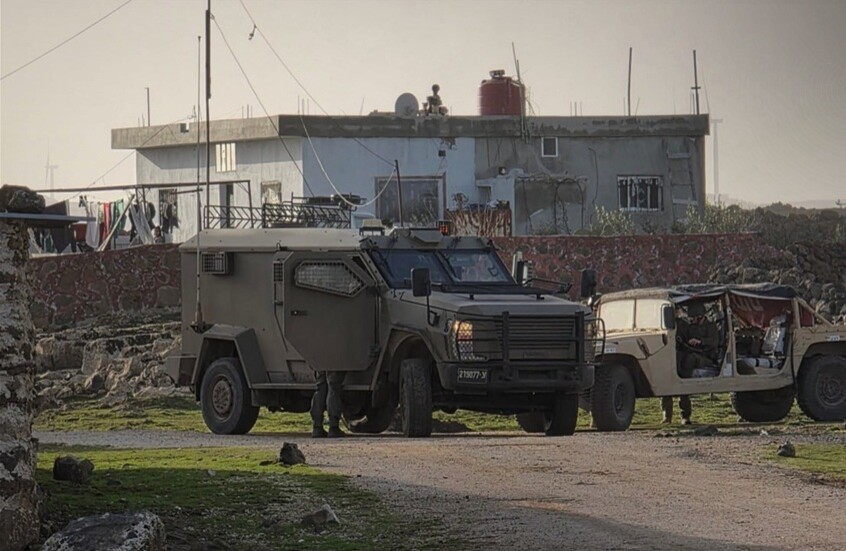 سوريا.. القوات الإسرائيلية تتوغل في أوفانيا بريف القنيطرة الشمالي