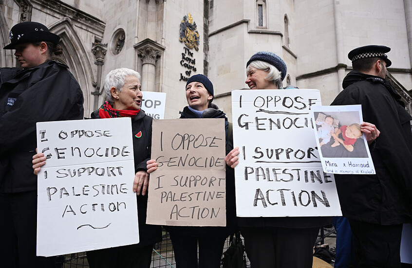 القضاء البريطاني يطعن في حظر “بالستاين أكشن” في المملكة المتحدة