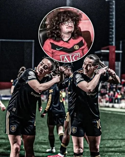 سيدات مانشستر يونايتد يحتفلن بالفوز بطريقة غريبة (فيديو – صورة)