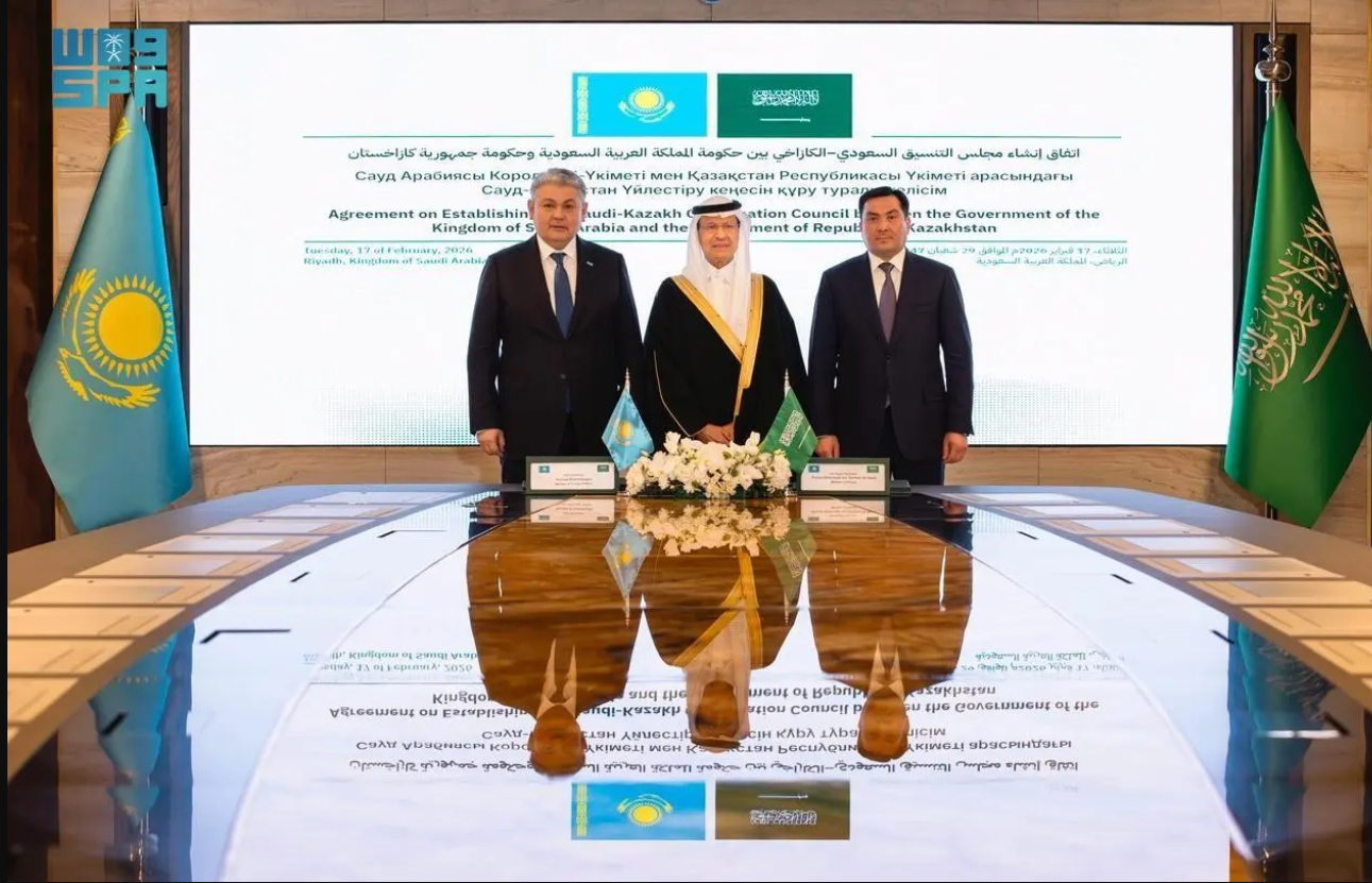 توقيع اتفاقية لإنشاء مجلس التنسيق السعودي – الكازاخستاني