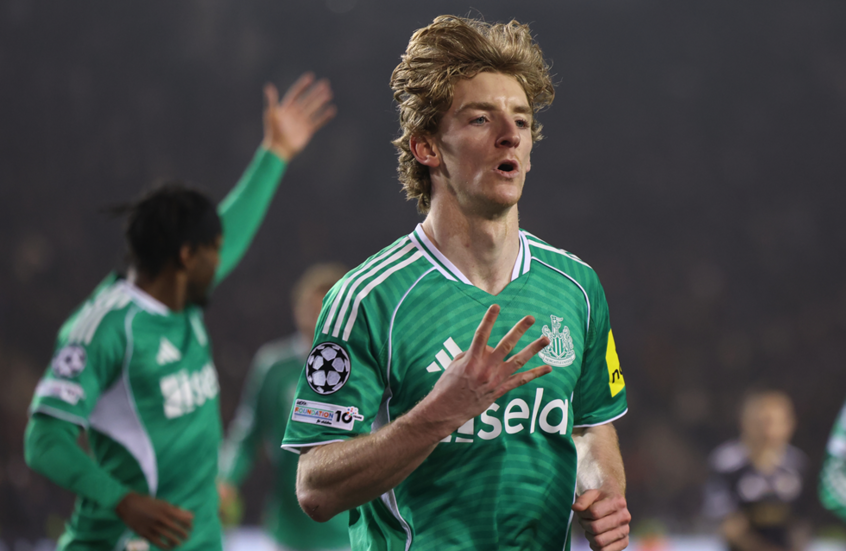 “سوبر هاتريك” جوردون يقرب نيوكاسل من دور الـ16 في دوري أبطال أوروبا