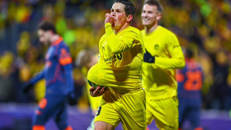 بودو غليمت النرويجي يصعق إنتر ميلان بثلاثية في ملحق دوري أبطال أوروبا