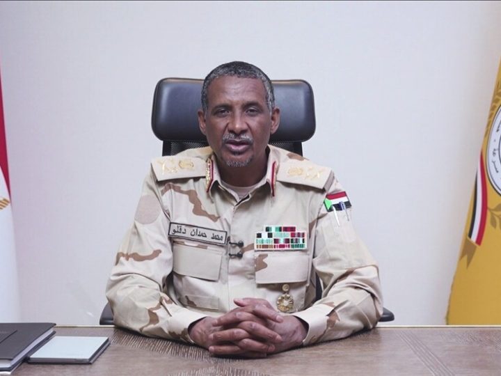 محمد حمدان دقلو من أوغندا: لا أريد أن أصبح رئيسا للسودان وهدفنا اقتلاع الإسلاميين فقط