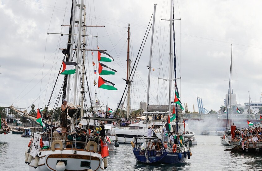 “أسطول الحرية والصمود”.. 100 سفينة تتحدى حصار غزة