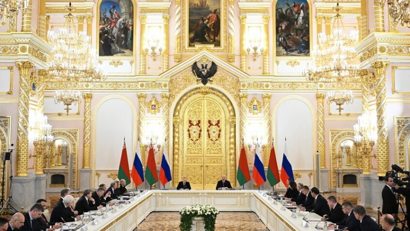 بوتين: تكامل روسيا وبيلاروس عملية طبيعية ومفيدة للجانبين