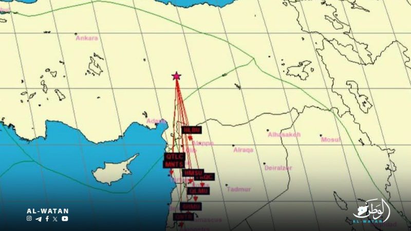هزة أرضية بقوة 4.2 تضرب ولاية كهرمان مرعش التركية شعر بها سكان الشمال السوري