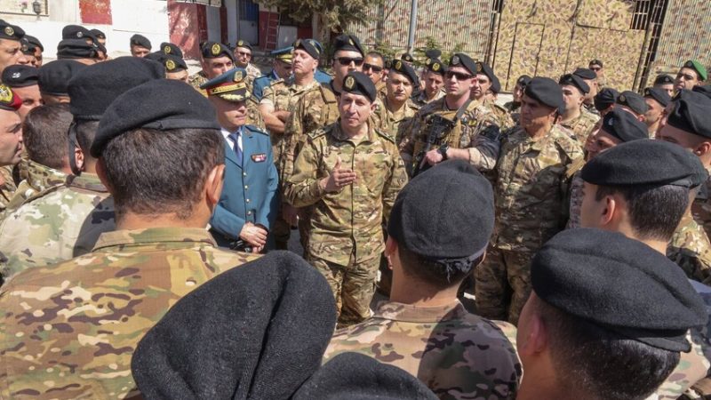 قائد الجيش اللبناني: عازمون على بسط سلطة الدولة
