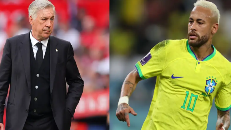 أنشيلوتي يستبعد نيمار من قائمة البرازيل لمواجهتي فرنسا وكرواتيا