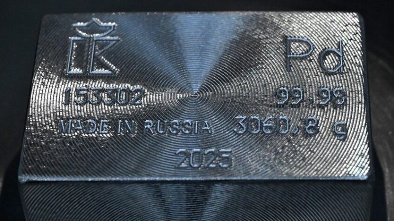 إيطاليا تزيد وارداتها من البلاديوم الروسي في يناير إلى أعلى مستوى لها منذ ثلاث سنوات تقريبا