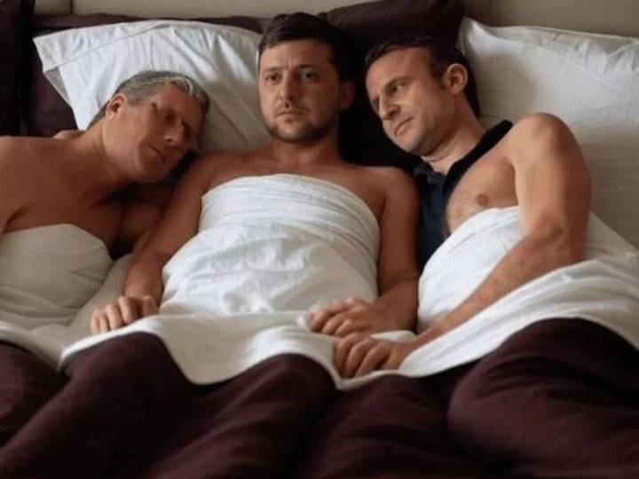 “نوفوستي”: صورة مركبة لزيلينسكي وماكرون وستارمر في السرير ضمن ملفات إبستين