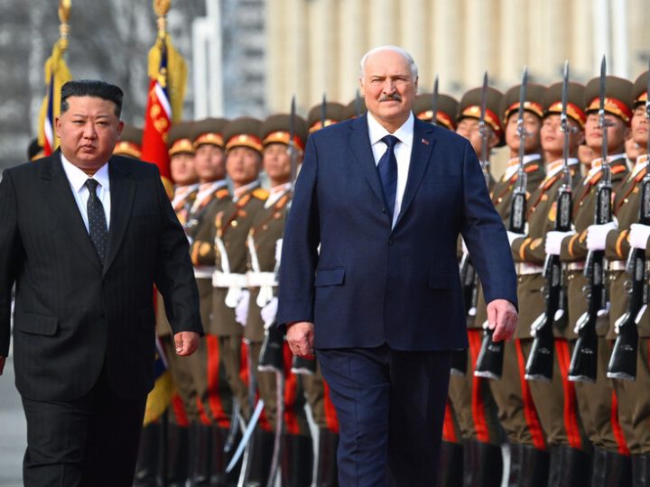 كيم جونغ أون يستقبل لوكاشينكو في بيونغ يانغ