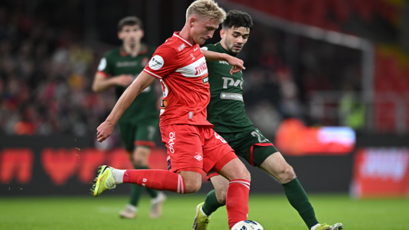 سبارتاك يحسم ديربي العاصمة موسكو بفوز مثير على لوكوموتيف في الدوري الروسي