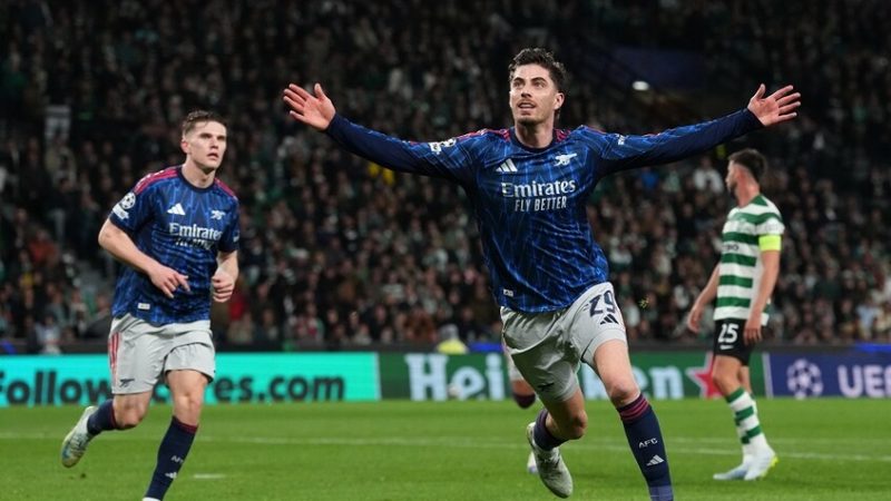 أرسنال يسقط سبورتنغ لشبونة بهدف في الوقت القاتل