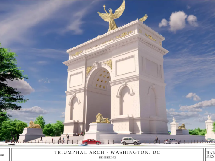 إدارة ترامب تكشف عن “قوس النصر”  (صور)
