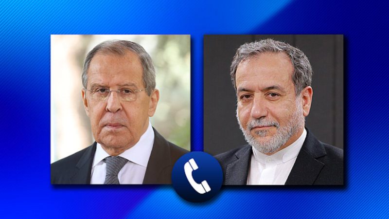 لافروف يؤكد لعراقجي استعداد روسيا للمساهمة في تسوية الأزمة في الشرق الأوسط