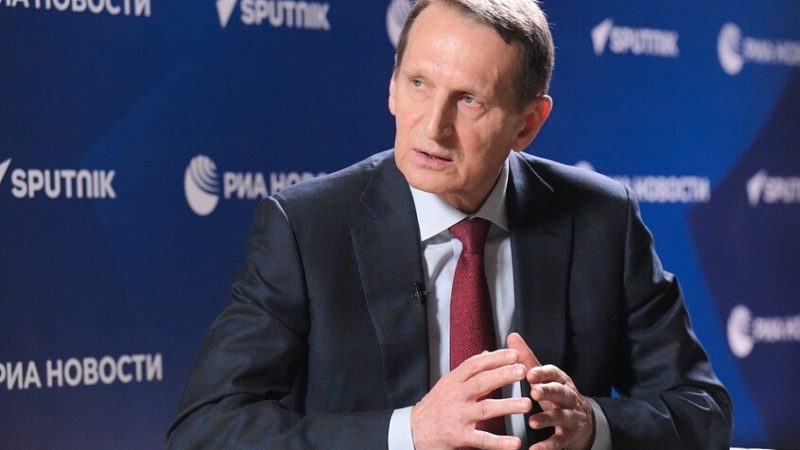 ناريشكين: الجولة الأولى من محادثات إسلام أباد تُظهر إدراك واشنطن أنها وصلت إلى طريق مسدود