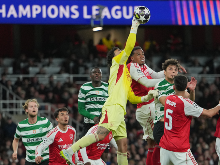 أرسنال يتعادل مع سبورتنغ لشبونة ويصعد لمواجهة أتلتيكو في نصف نهائي دوري الأبطال