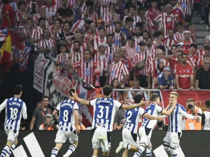 ريال سوسييداد يقهر أتلتيكو مدريد ويتوج بكأس ملك إسبانيا