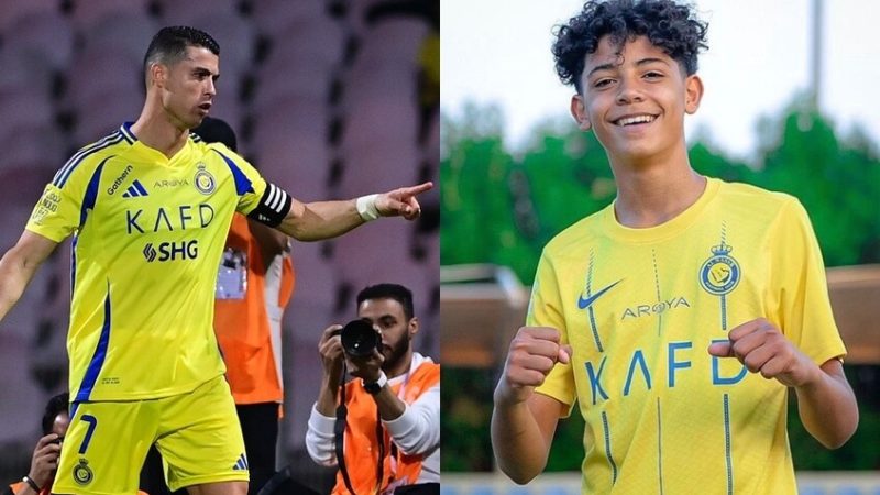 الحلم يقترب من التحقق.. كريستيانو جونيور على وشك قيادة هجوم النصر مع والده
