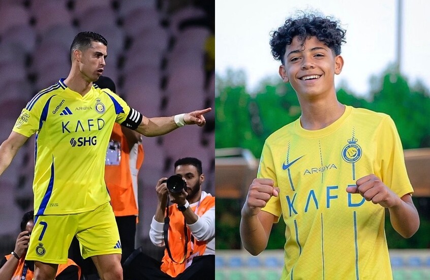 الحلم يقترب من التحقق.. كريستيانو جونيور على وشك قيادة هجوم النصر مع والده