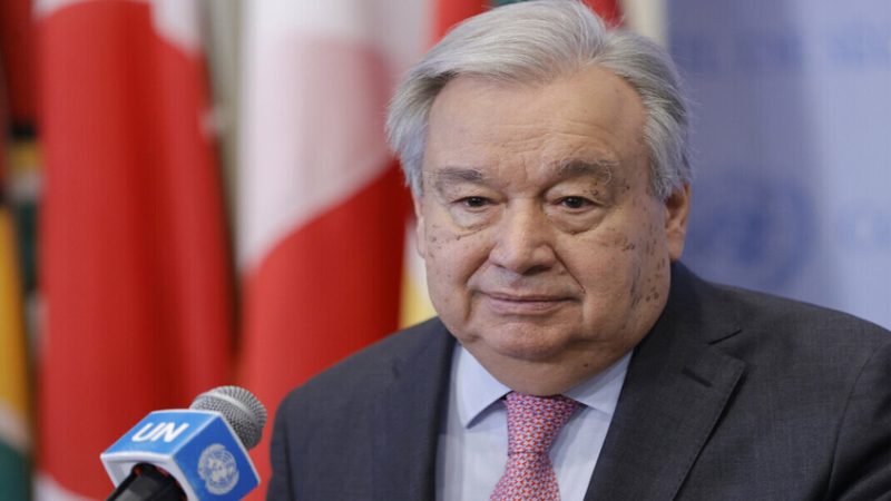 غوتيريش يرحب بإعلان الولايات المتحدة  تمديد الهدنة مع إيران