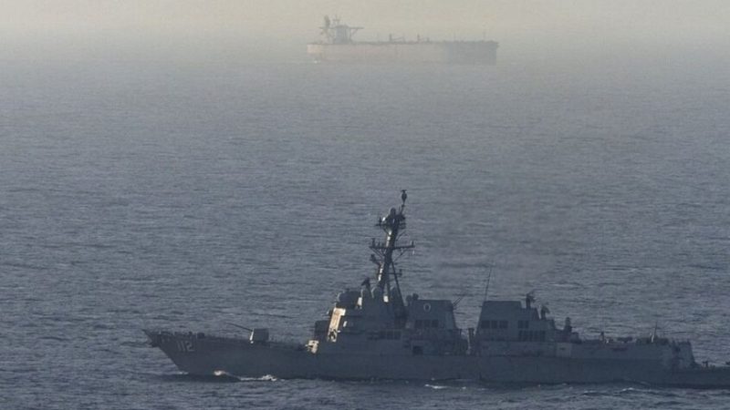 الجيش الأمريكي يعلن اعتراض ناقلة أخرى تحمل النفط من إيران (فيديو)
