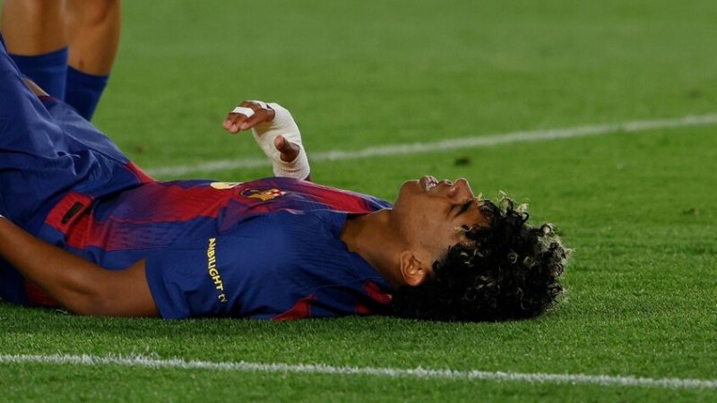 رسميا.. برشلونة يعلن غياب لامين جمال حتى نهاية الموسم