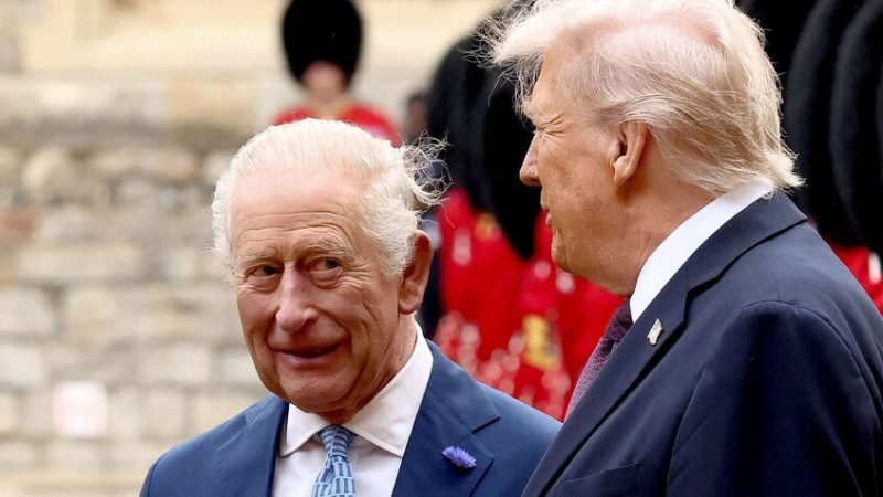 سهو دبلوماسي محرج.. واشنطن تستقبل الملك تشارلز بأعلام أستراليا (صور)